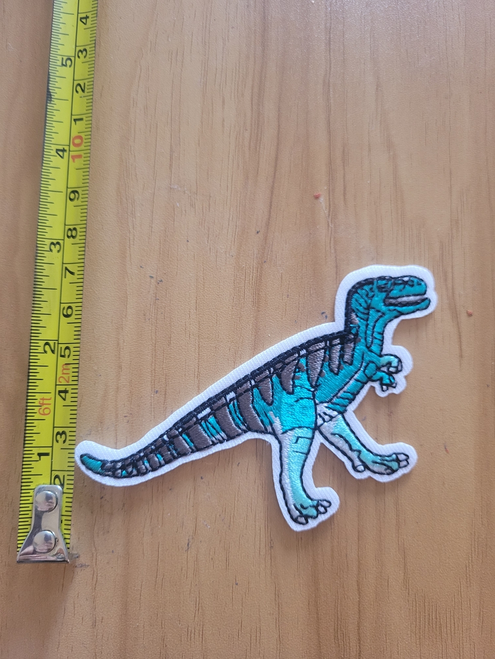 🎃BUY 2 GET 1 FREE🎃Teal Blue Dinosaur Embroidered Patch